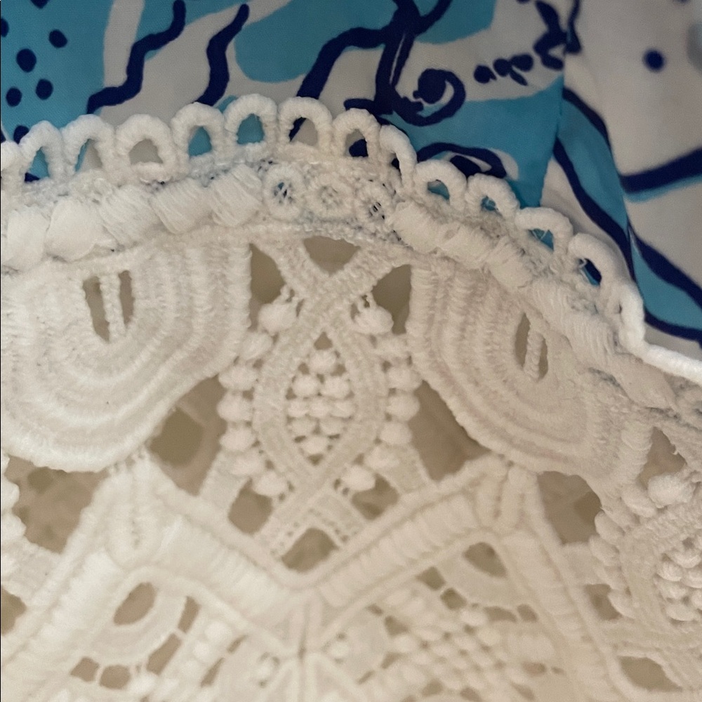 RARE Lilly Pulitzer Jubilee Blue Crab Coronado Maxi Dress 6 EUC - Picture 9 of 9